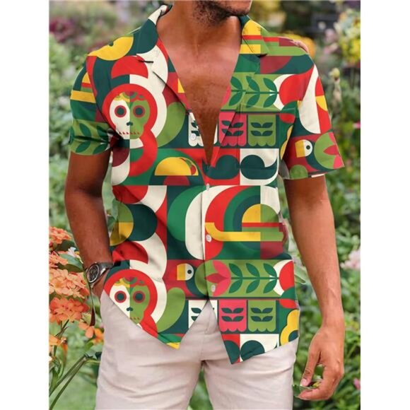 Mexico Shirt for Men Mexican Print - Picture 6 of 6